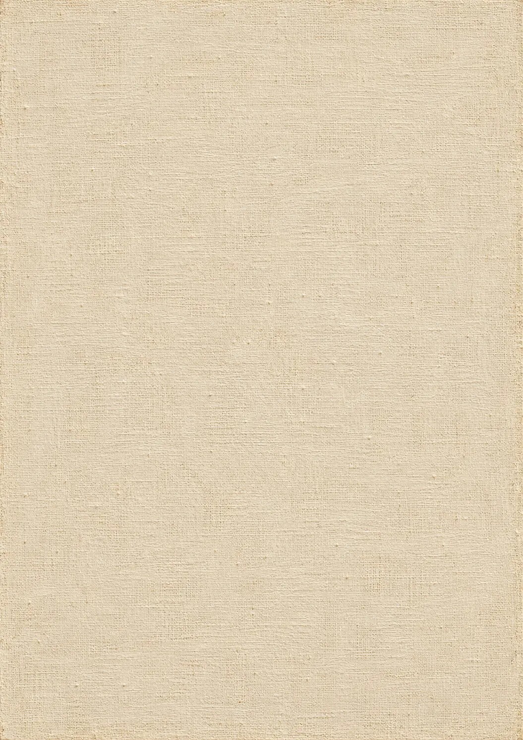 Prepared Renaissance linen with a pale warm ground and visible weave.